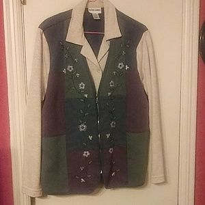 Alfred Dunner Vest and Shirt attached